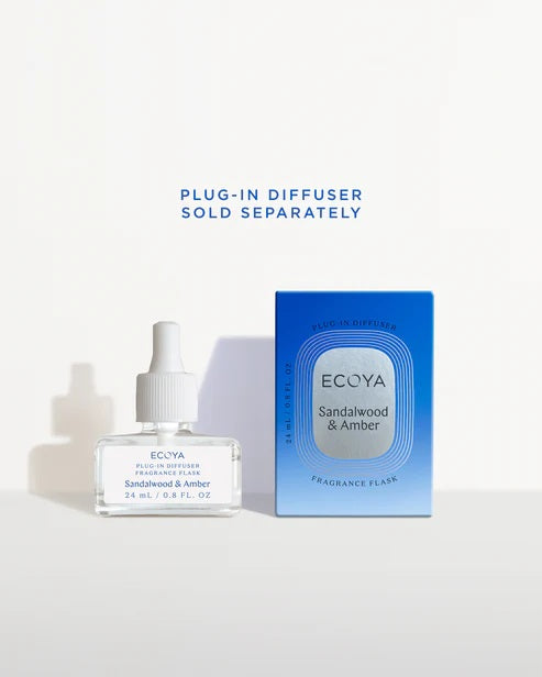 Ecoya - Plug In Diffuser Flask Sandalwood And Amber
