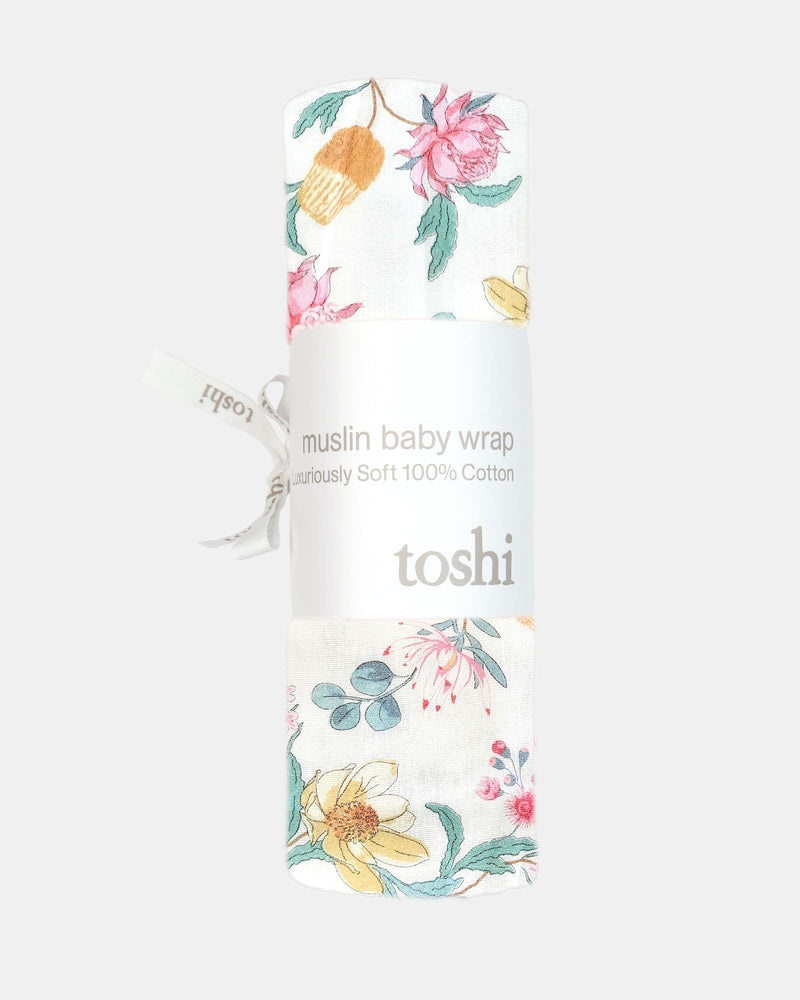 Wrap Muslin Down Under Waratah Dawn