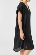 Eb & Ive - Studio Midi Shirt Dress Ebony [sz:small]