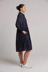 Studio Mid Shirt Dress [sz:small Clr:navy]