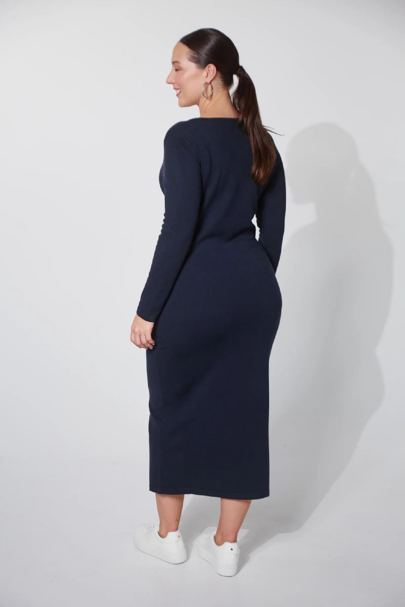 Nikolai Knit Dress [sz:xs/s Clr:midnight]