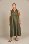 Isle Of Mine - Remi Tank Dress [sz:xs Clr:olive]