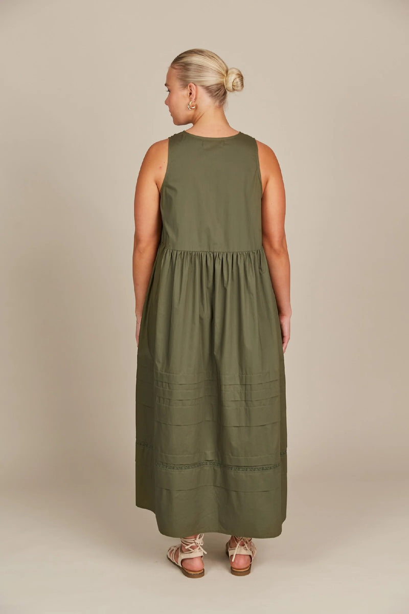 Isle Of Mine - Remi Tank Dress [sz:xs Clr:olive]