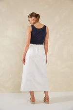 Dalton Denim Skirt [sz:xs/s Clr:white]