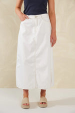 Dalton Denim Skirt [sz:xs/s Clr:white]