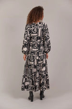 Eb And Ive - Elsie Maxi Dress Geo [sz:s]