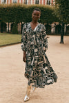 Eb And Ive - Elsie Maxi Dress Geo [sz:s]