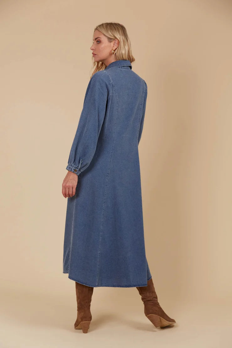 Isle Of Mine - Freya Dress Denim [sz:small]