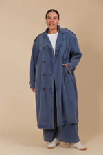 Isle Of Mine - Freya Trench Coat Denim [sz:m]