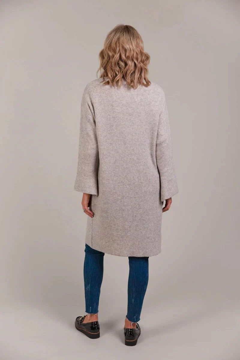 Eb & Ive - Merano Oversize Cardigan Flax [sz:one Size]
