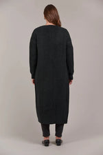Eb & Ive - Merano Maxi Cardigan Char [sz:s/m]