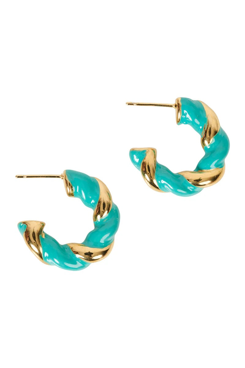 Eb And Ive - Treville Hoop Earing Lagoon