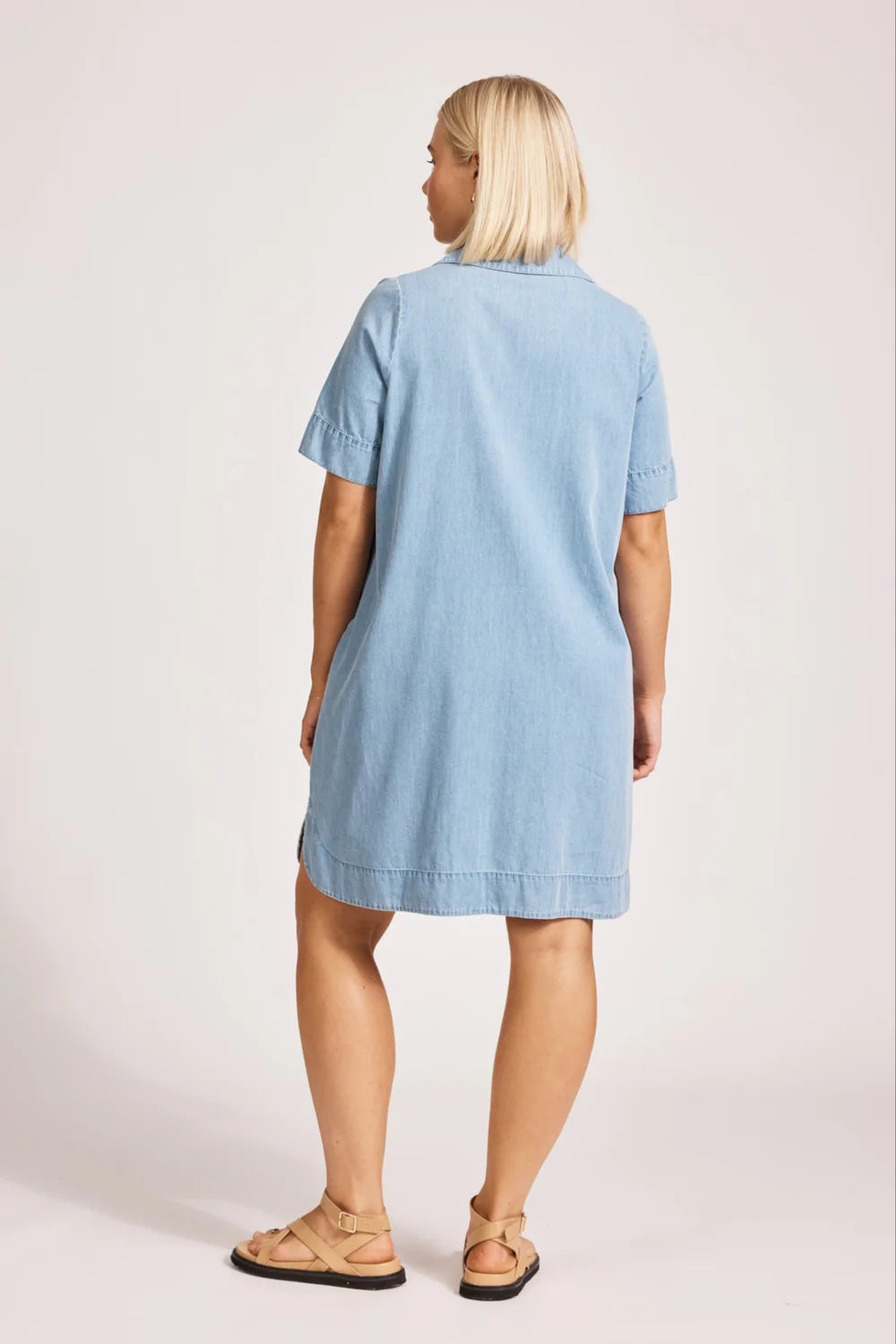 Eb And Ive - Melenia Denim Shirt Dress [sz:s]