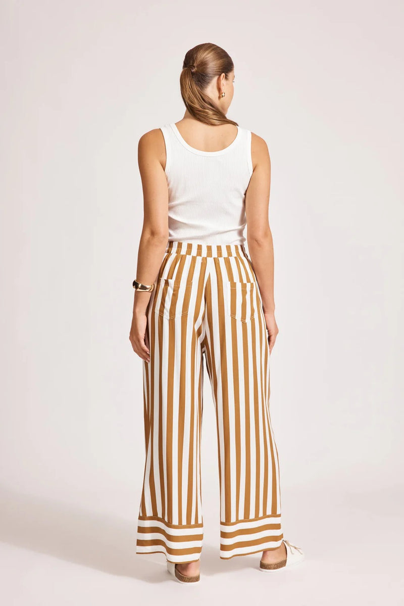 Eb And Ive - Treville Stripe Pant Caramel [sz:s]