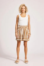 Eb And Ive - Treville Stripe Short Caramel [sz:s]