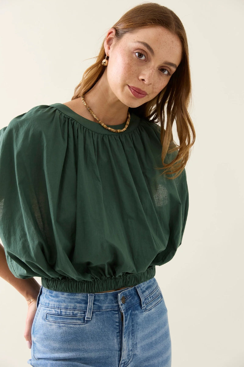 Isle Of Mine - Aurora Reversible Crop Top Myrtle [sz:s]