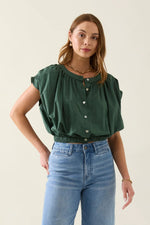 Isle Of Mine - Aurora Reversible Crop Top Myrtle [sz:s]