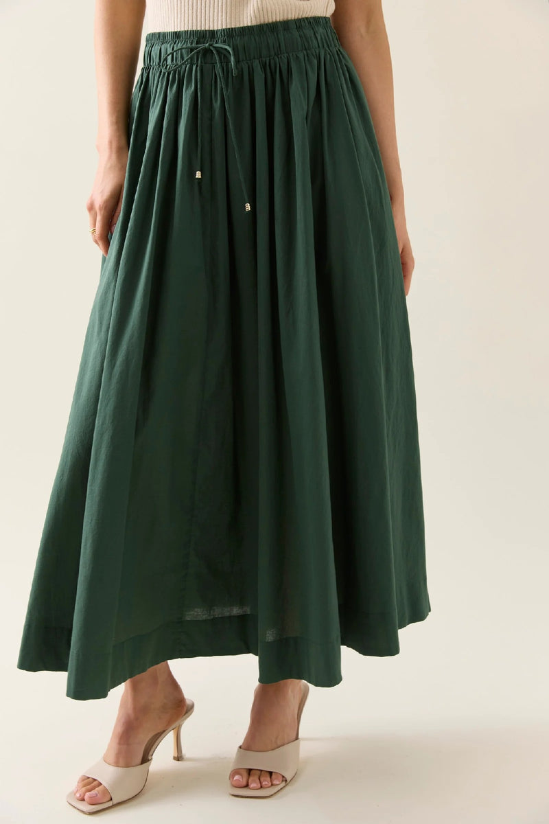 Isle Of Mine - Aurora Maxi Skirt Myrtle [sz:s]