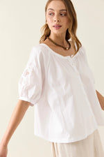Isle Of Mine - Nilsa Button Top Lotus [sz:s]