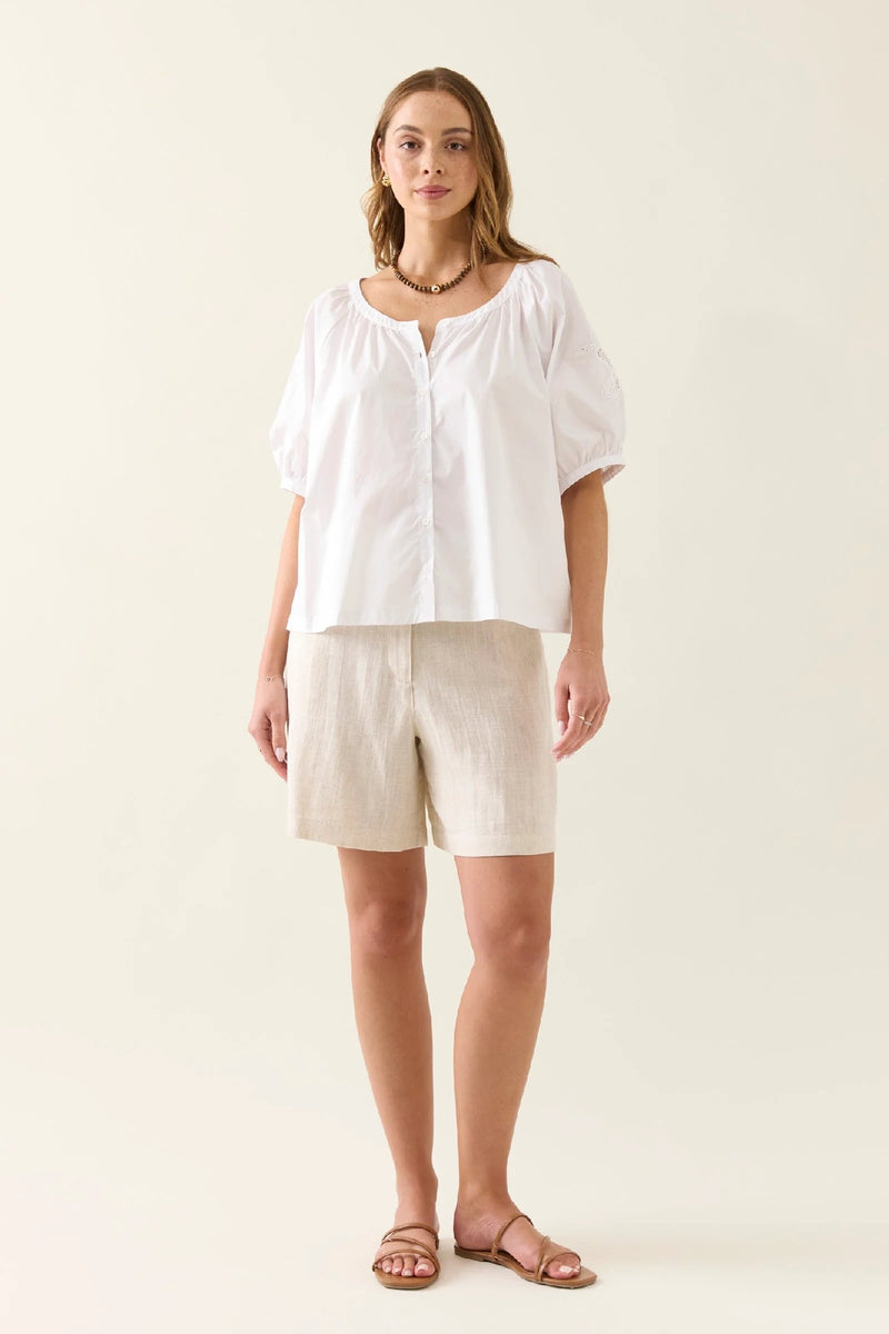 Isle Of Mine - Nilsa Button Top Lotus [sz:s]