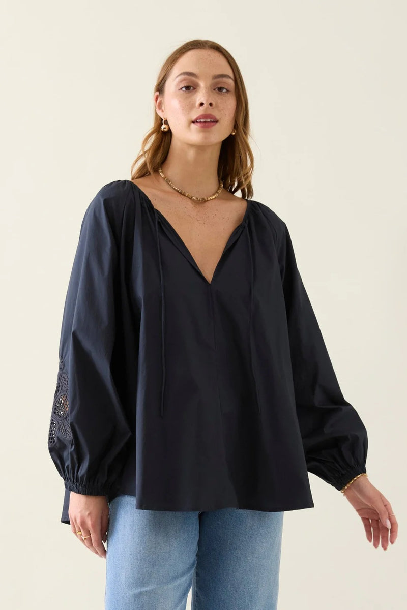 Isle Of Mine - Nilsa Blouse Navy [sz:xs]