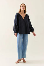 Isle Of Mine - Nilsa Blouse Navy [sz:xs]