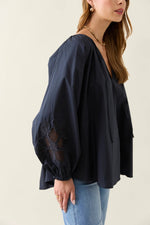 Isle Of Mine - Nilsa Blouse Navy [sz:xs]