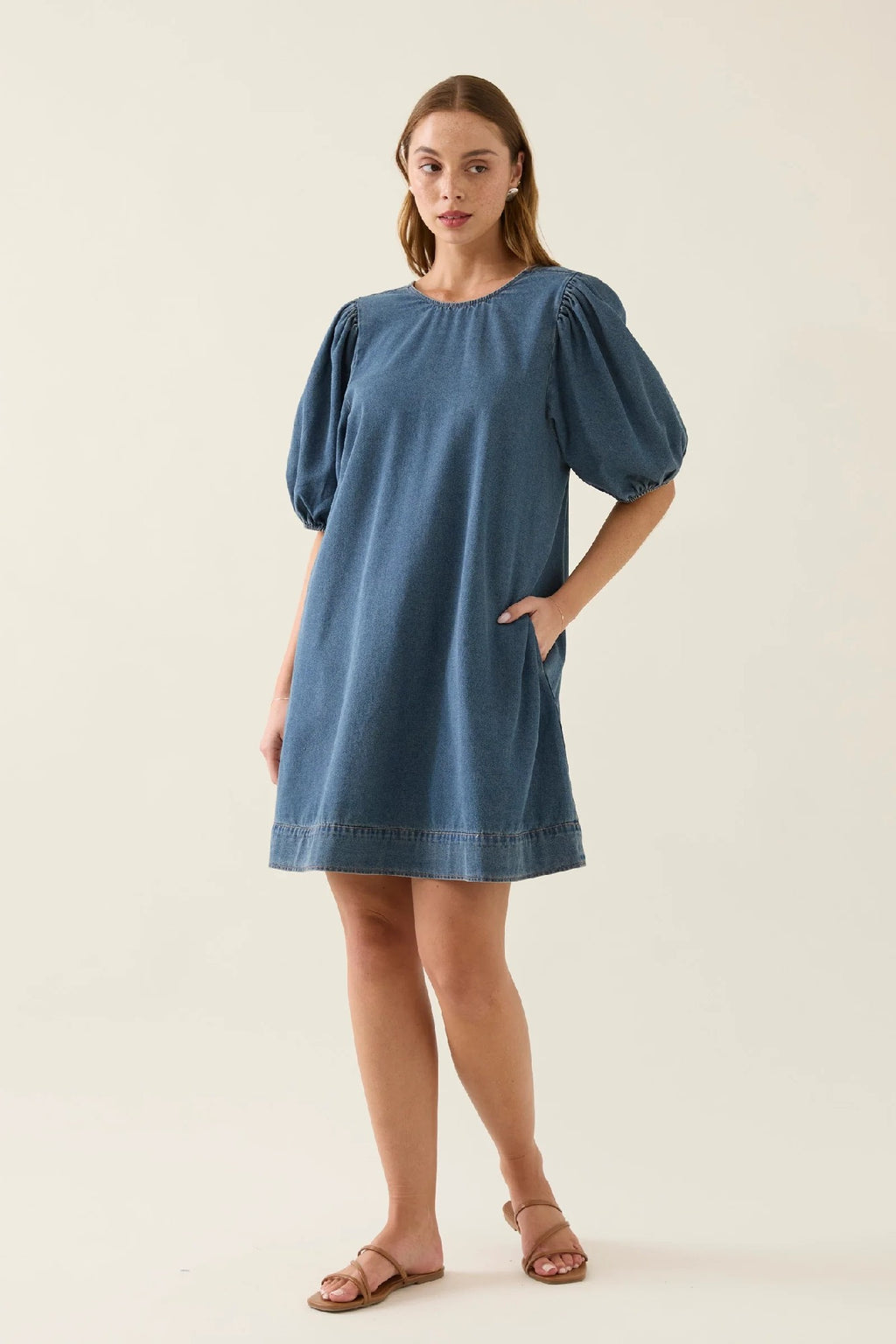 Isle Of Mine - Sofie Denim Dress Drift [sz:s]