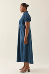 Isle Of Mine - Sofie Denim Maxi Dress Drift [sz:s]
