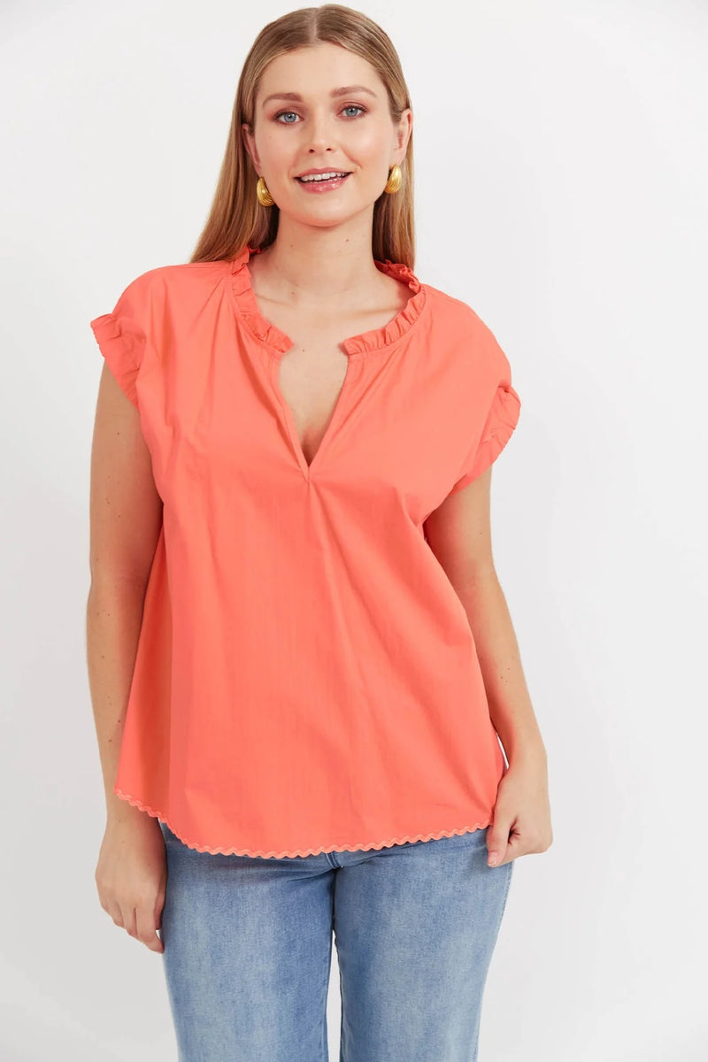 Haven - Brasilia Top Coral [sz:s]