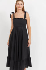 Haven - Brasilia Tie Maxi Dress Black [sz:s]