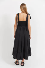 Haven - Brasilia Tie Maxi Dress Black [sz:s]