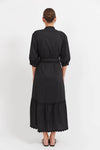 Haven - Brasilia Button Maxi Dress Black [sz:s]