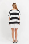 Haven - Jardin Stripe Tshirt Black [sz:one Size]