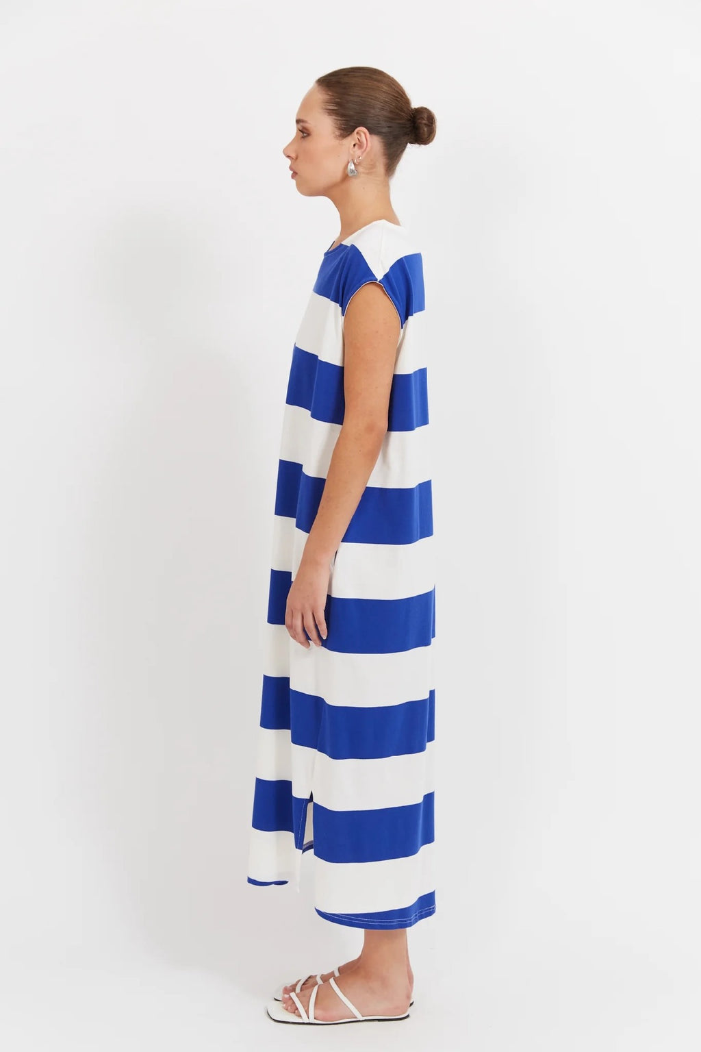 Haven - Jardin Stripe Tshirt Dress Azul [sz:s]
