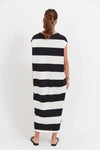 Haven - Jardin Stripe Tshirt Dress Black [sz:s]