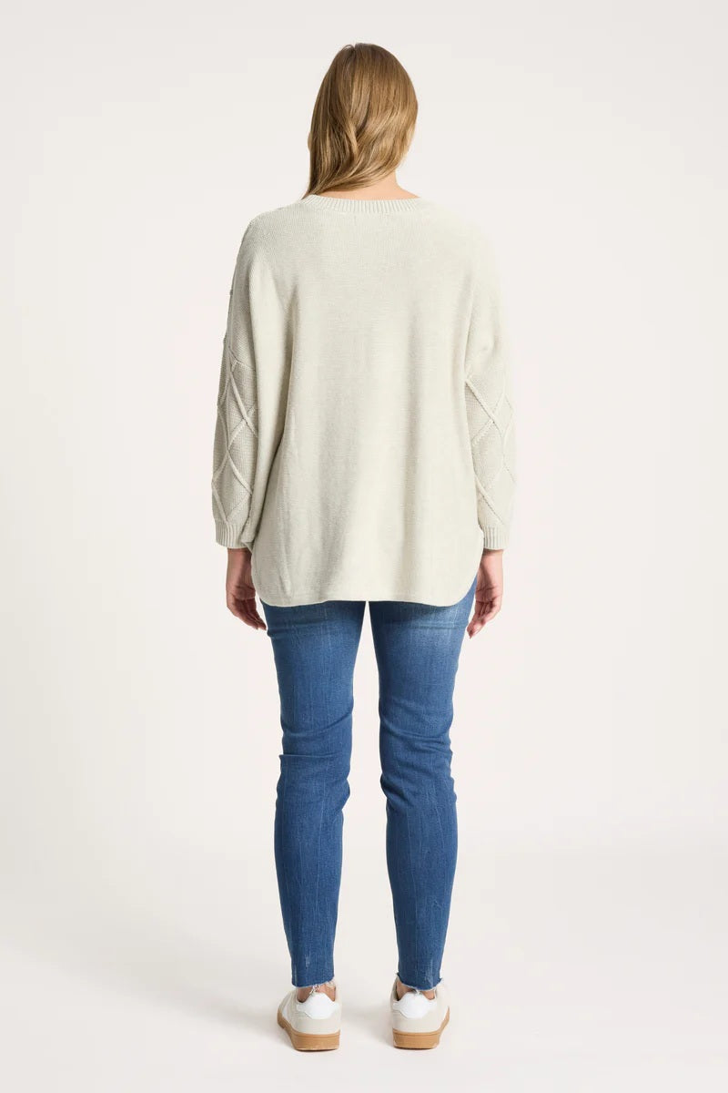Eb & Ive - Liora Relaxed Jumper Bisque [sz:one Size]