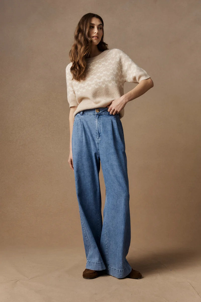 Eb & Ive - Maasai Knit Top Dune/bisque [sz:xs]