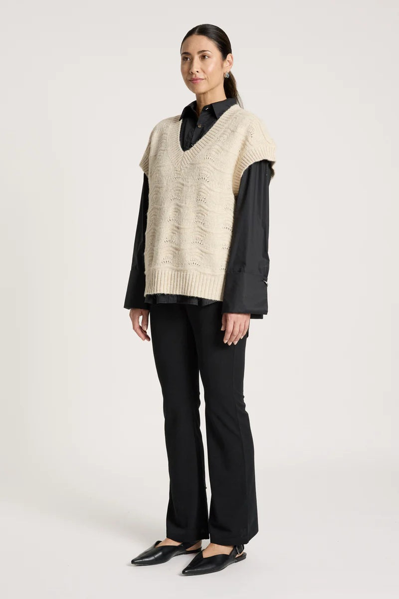 Eb & Ive - Orin Knit Vest Dune [sz:xs]