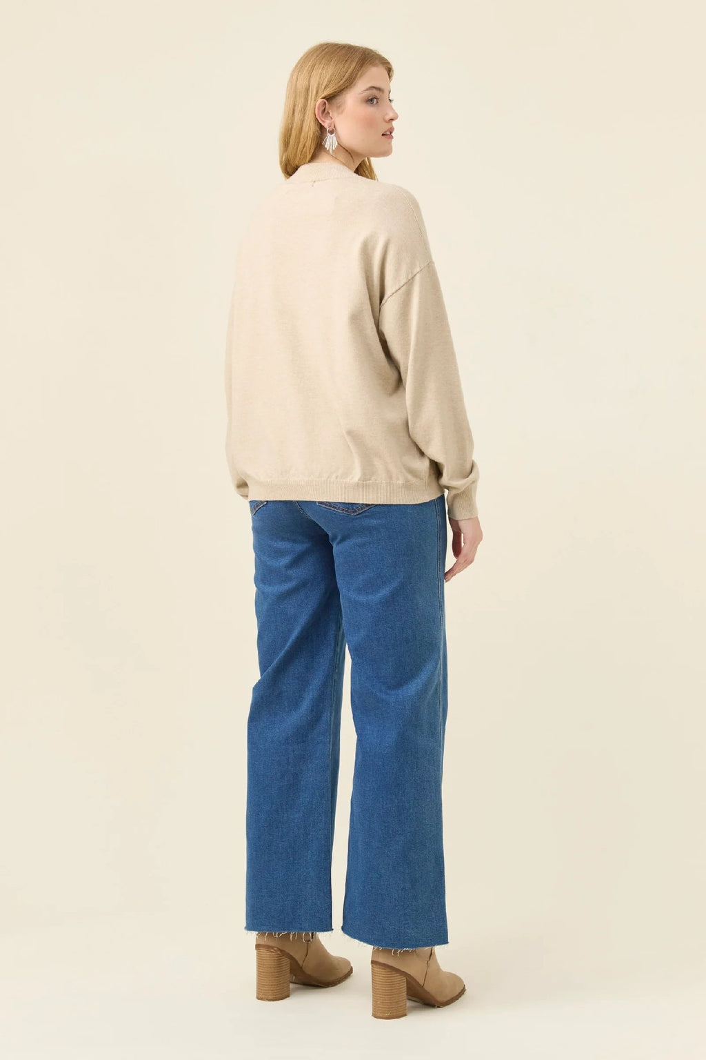 Isle Of Mine - Nell Jumper Stone [sz:xs]