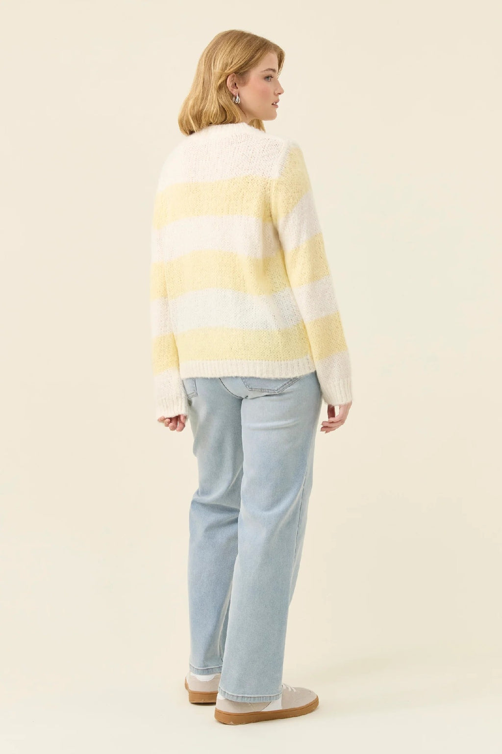 Isle Of Mine - Pallas Stripe Jumper Butter [sz:s]
