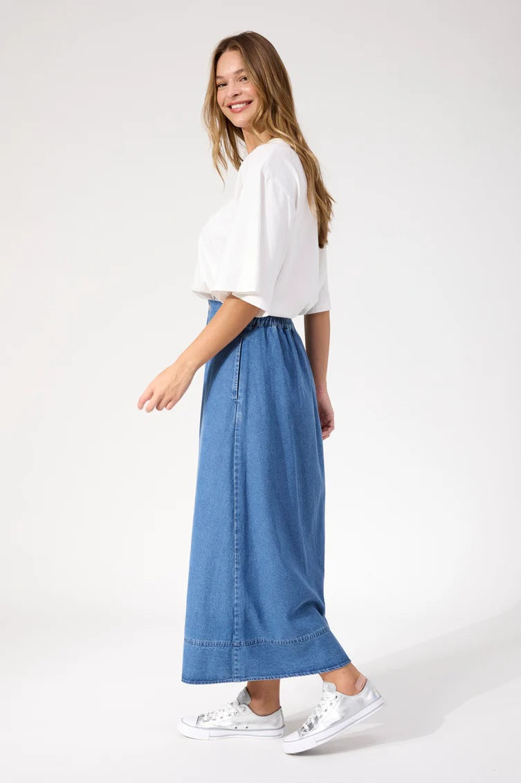 Haven - Denver Denim Skirt Blue [sz:s]