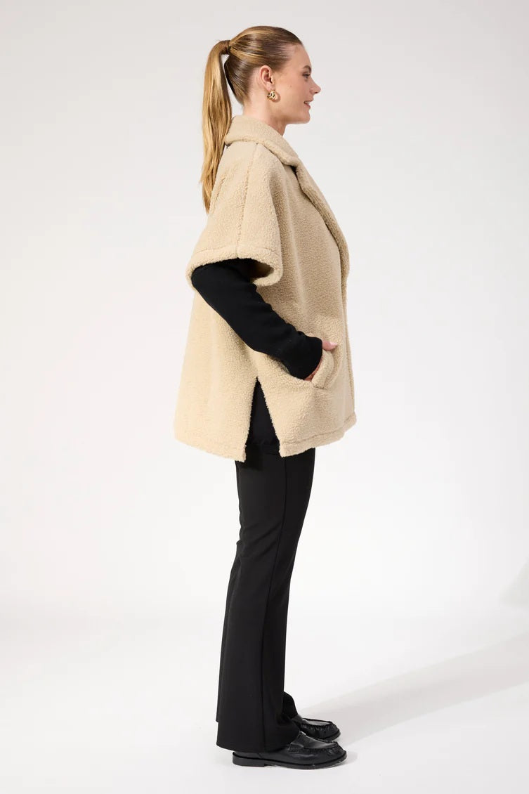 Haven - Jackson Oversized Vest Natural [sz:one Size]