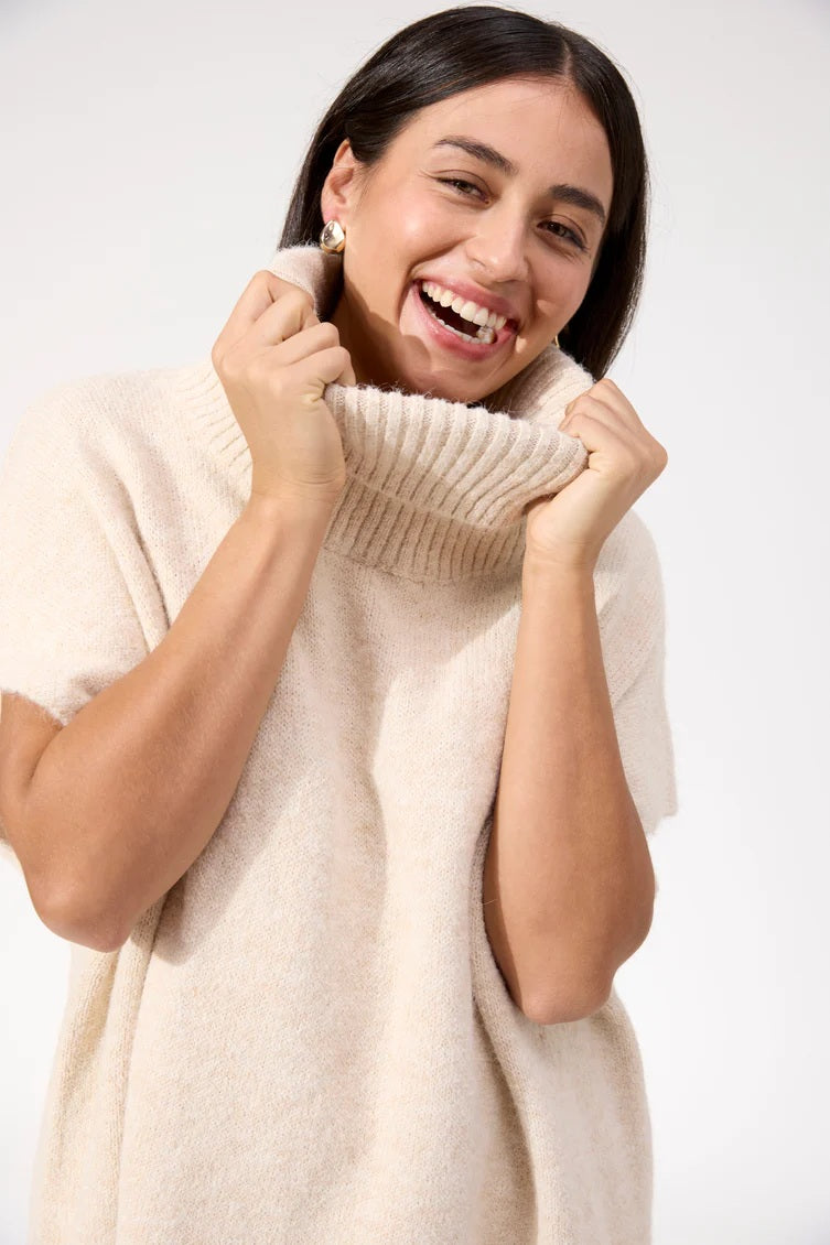 Haven - Valenza Knit Ponch Natural [sz:one Size]