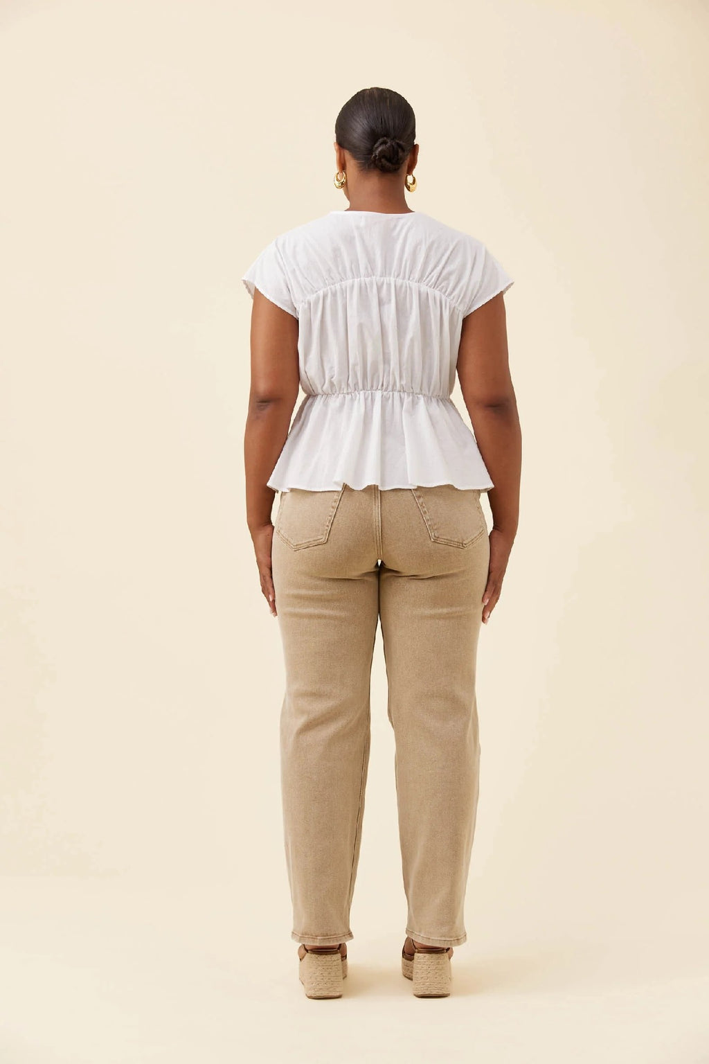 Isle Of Mine - Rosa Tie Top White [sz:xs]