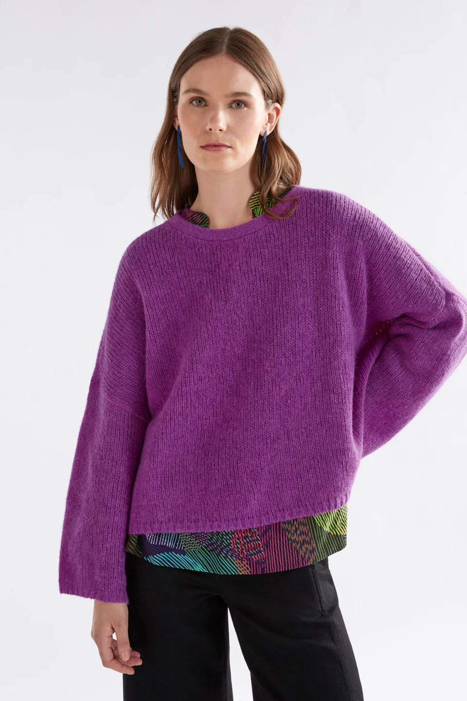 Elk The Label - Agna Sweater Pink Berry [sz:xs/s]