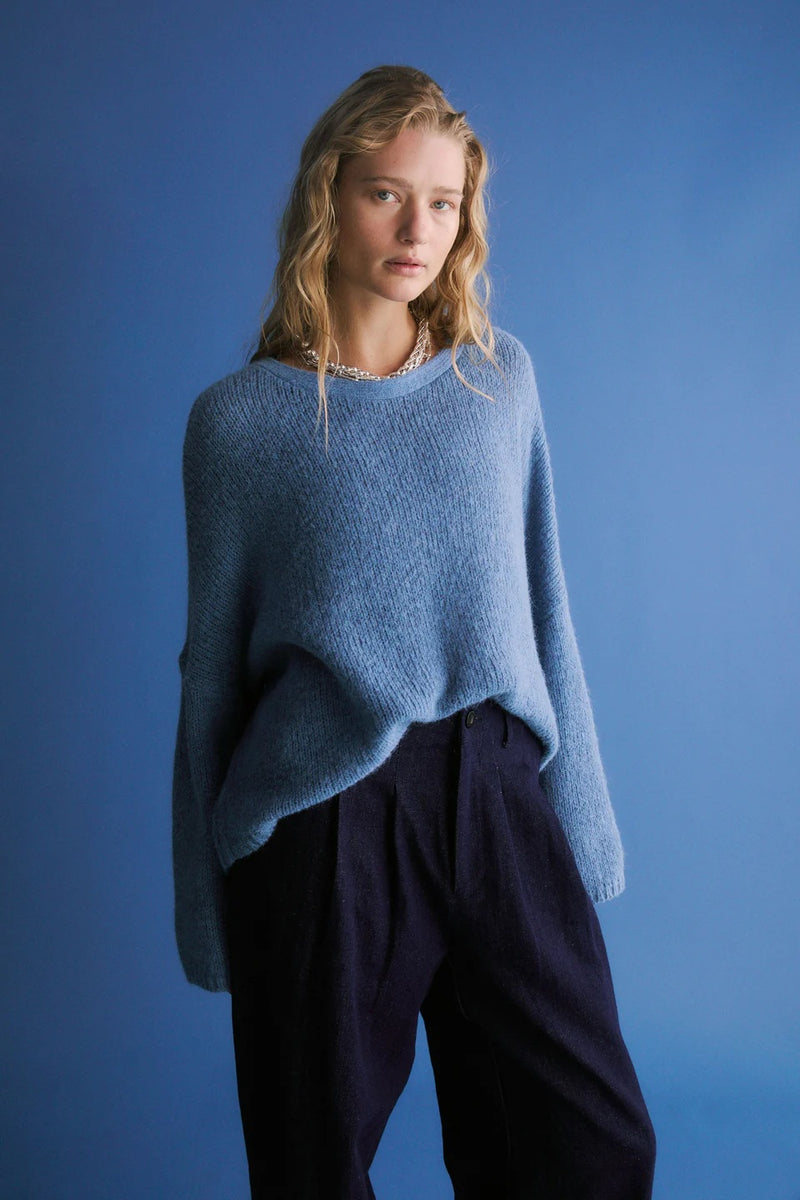 Elk The Label - Agna Luna Sweater Chambray [sz:xs/s]