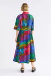 Elk The Label - Llinen Light Dress Lind Dark Print [sz:10]