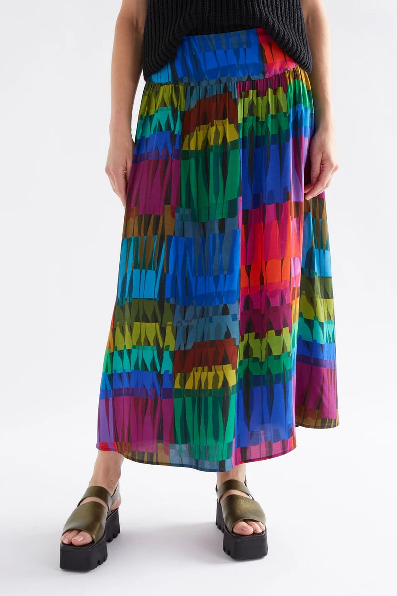 Elk The Label - Reva Skirt Lind Dark Print [sz:10]