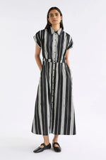 Elk The Label - Reza Shirt Dress Black [sz:10]